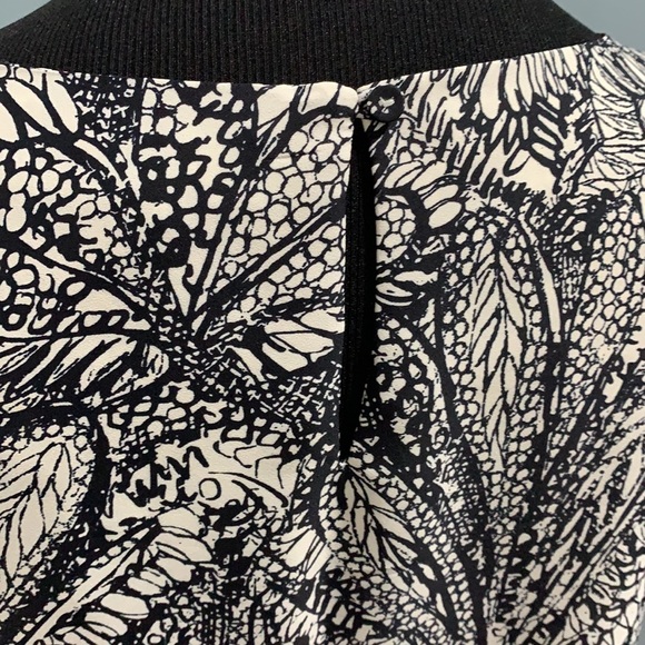 Adorable LOFT top cream black sz M - Picture 5 of 8